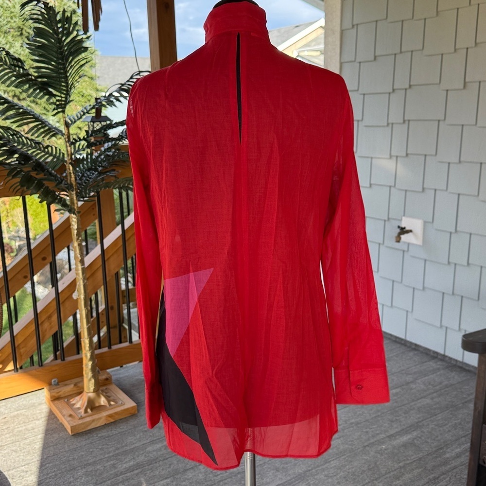 A-K-R-I-S | Double Diamond Print Cotton Tunic - Picture 7 of 12